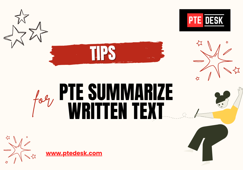 PTE Summarize Written Text - Latest Tips